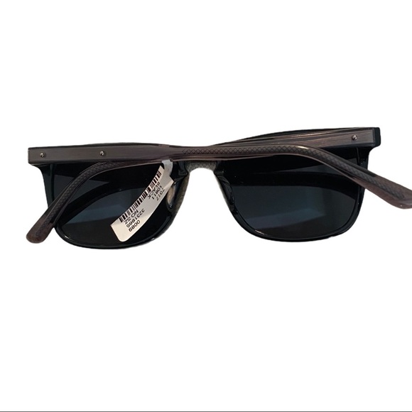 New Bottega Veneta black rectangle sun glasses main image 5